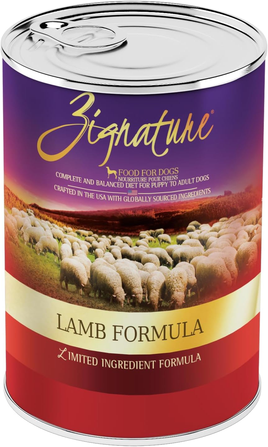 Zignature Lamb Limited Ingredient Formula Wet Dog Food 13oz, case of 12 - https://www.farmorganic.shop